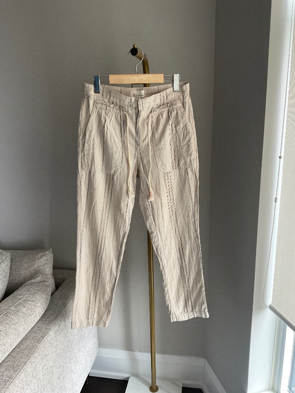 Anthropologie Linen Pants